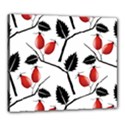 Rose Hip Pattern Branches Autumn Canvas 24  x 20  (Stretched) View1