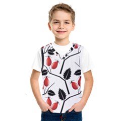 Rose Hip Pattern Branches Autumn Kids  Sportswear by Pakrebo