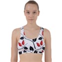 Rose Hip Pattern Branches Autumn Back Weave Sports Bra View1