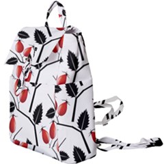 Rose Hip Pattern Branches Autumn Buckle Everyday Backpack