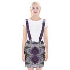 Pattern Abstract Horizontal Braces Suspender Skirt by Pakrebo