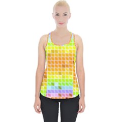 Pattern Geometric Square Art Piece Up Tank Top by Pakrebo