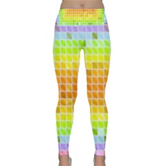 Pattern Geometric Square Art Lightweight Velour Classic Yoga Leggings