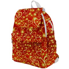 Pattern Valentine Heart Love Top Flap Backpack by Mariart