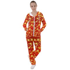 Pattern Valentine Heart Love Women s Tracksuit