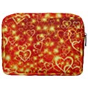 Pattern Valentine Heart Love Make Up Pouch (Large) View2