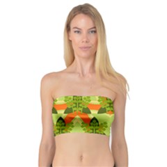 Texture Plant Herbs Herb Green Bandeau Top by Pakrebo