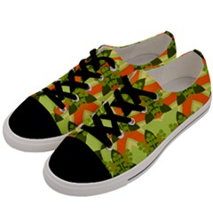 Texture Plant Herbs Herb Green Men s Low Top Canvas Sneakers by Pakrebo