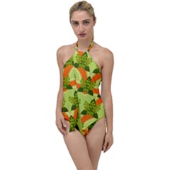 Texture Plant Herbs Herb Green Go With The Flow One Piece Swimsuit