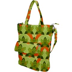 Texture Plant Herbs Herb Green Shoulder Tote Bag by Pakrebo