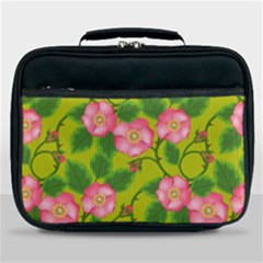 Roses Flowers Pattern Bud Pink Lunch Bag