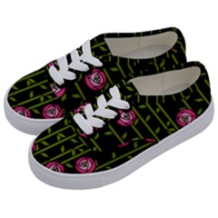 Rose Abstract Rose Garden Kids  Classic Low Top Sneakers