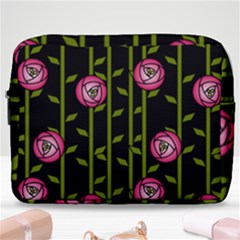 Rose Abstract Rose Garden Make Up Pouch (large)