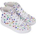 Star Random Background Scattered Kids  Hi-Top Skate Sneakers View3