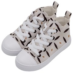 Texture Background Pattern Kids  Mid-top Canvas Sneakers