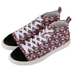 Pattern Abstract Fabric Wallpaper Men s Mid-top Canvas Sneakers