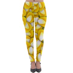 Pattern Background Corn Kernels Lightweight Velour Leggings