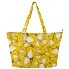 Pattern Background Corn Kernels Full Print Shoulder Bag