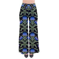 Pattern Thistle Structure Texture So Vintage Palazzo Pants by Pakrebo