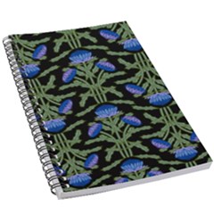 Pattern Thistle Structure Texture 5 5  X 8 5  Notebook