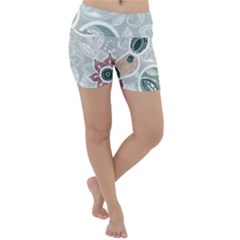 Peisles Pattern Module Design Lightweight Velour Yoga Shorts