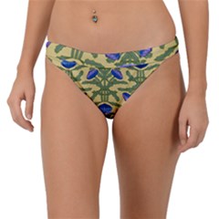 Pattern Thistle Structure Texture Band Bikini Bottom