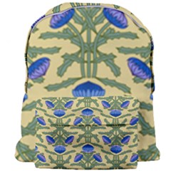 Pattern Thistle Structure Texture Giant Full Print Backpack