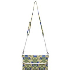 Pattern Thistle Structure Texture Mini Crossbody Handbag