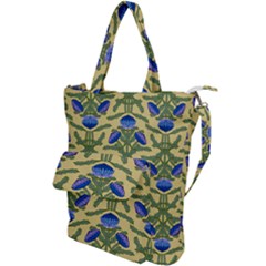 Pattern Thistle Structure Texture Shoulder Tote Bag