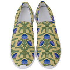 Pattern Thistle Structure Texture Men s Slip On Sneakers