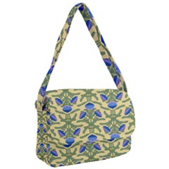 Pattern Thistle Structure Texture Courier Bag