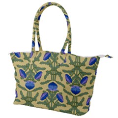 Pattern Thistle Structure Texture Canvas Shoulder Bag