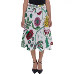 Flowers Garden Tropical Plant Perfect Length Midi Skirt