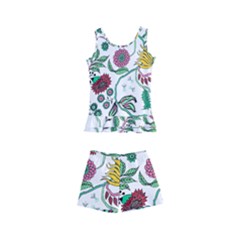 Flowers Garden Tropical Plant Kids  Boyleg Swimsuit