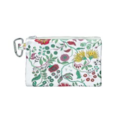 Flowers Garden Tropical Plant Canvas Cosmetic Bag (small)