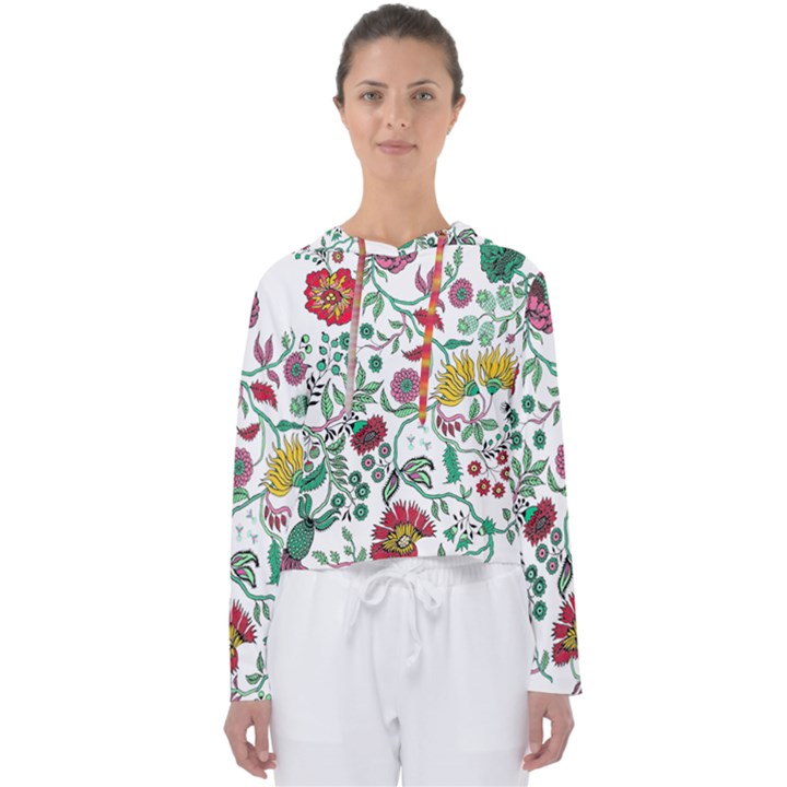 Flowers Garden Tropical Plant Women s Slouchy Sweat