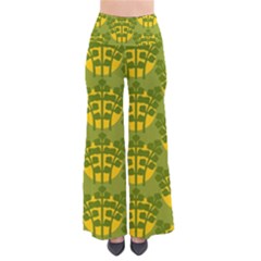 Texture Plant Herbs Herb Green So Vintage Palazzo Pants by Pakrebo