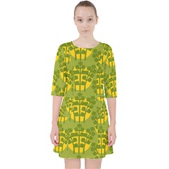 Texture Plant Herbs Herb Green Pocket Dress by Pakrebo