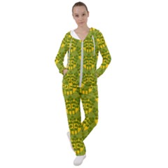 Texture Plant Herbs Herb Green Women s Tracksuit