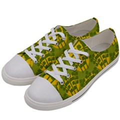 Texture Plant Herbs Herb Green Women s Low Top Canvas Sneakers by Pakrebo