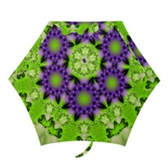 Pattern Abstract Background Art Green Mini Folding Umbrellas by Pakrebo