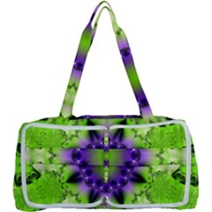 Pattern Abstract Background Art Green Multi Function Bag