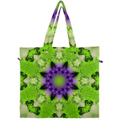 Pattern Abstract Background Art Green Canvas Travel Bag