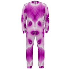 Pattern Abstract Background Art Purple Onepiece Jumpsuit (men)  by Pakrebo