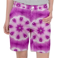 Pattern Abstract Background Art Purple Pocket Shorts