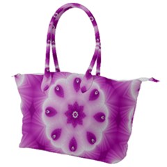 Pattern Abstract Background Art Purple Canvas Shoulder Bag