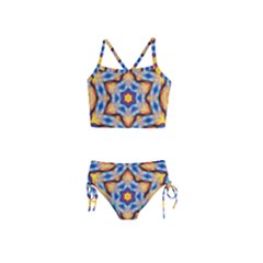 Pattern Abstract Background Art Girls  Tankini Swimsuit