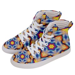 Pattern Abstract Background Art Women s Hi-top Skate Sneakers