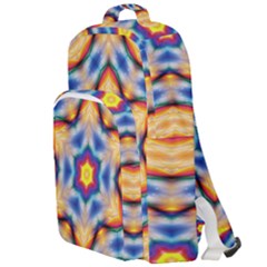 Pattern Abstract Background Art Double Compartment Backpack