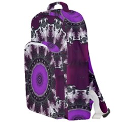 Kaleidoscope Round Circle Geometry Double Compartment Backpack